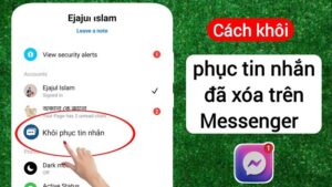 23. cách khôi phục tin nhắn đã xoá trên messenger