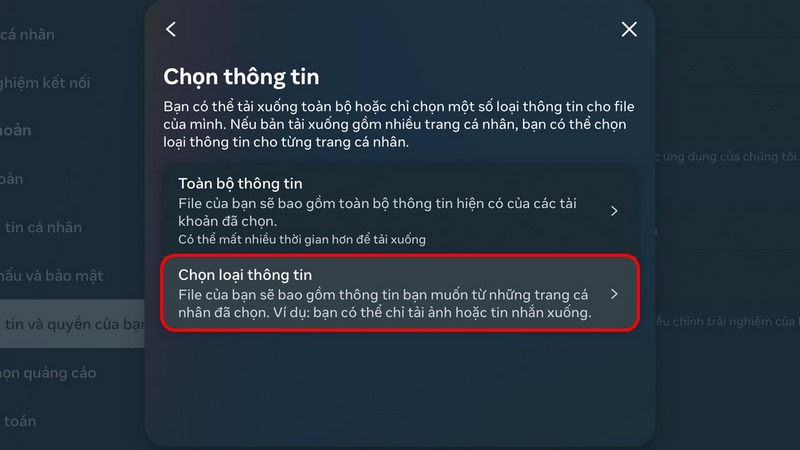 Bạn chỉ có thể tải ảnh hoặc tin nhắn