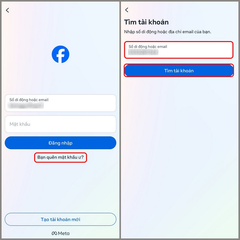 Cách lấy lại mật khẩu facebook bằng messenger bất bại 8 Nhập lại thông tin là bước tiếp theo trong quá trình