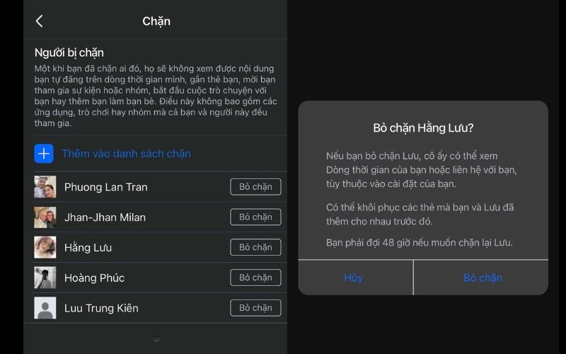 Hiện không liên lạc được với người này trên messenger vì sao 8 Biểu ngữ sẽ hiện lên ngay để bạn có thể suy nghĩ lại
