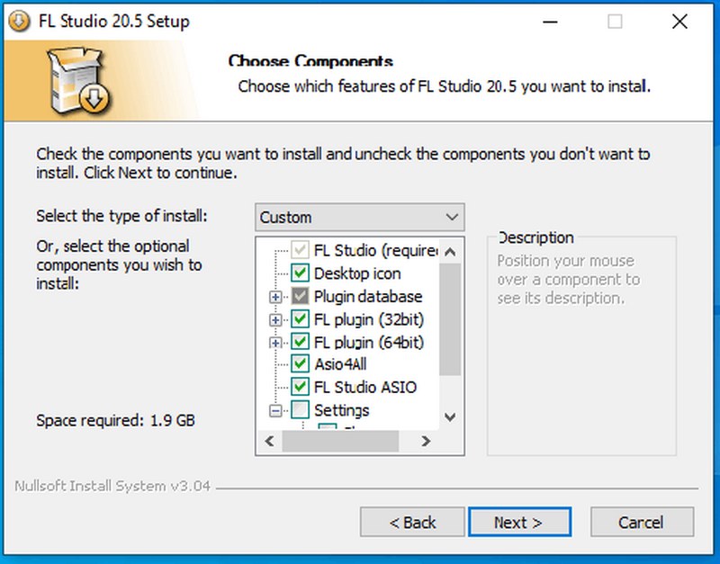 Tải FL Studio 20 Full - Link Google Drive mới 2024 6 Chủ tài khoản tick chọn các chức năng mình mong muốn