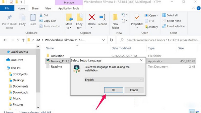 Download Wondershare Filmora 11 Full + Hướng dẫn cài đặt 5 Nên cài ngôn ngữ tiếng Anh để dễ sử dụng Wondershare Filmora