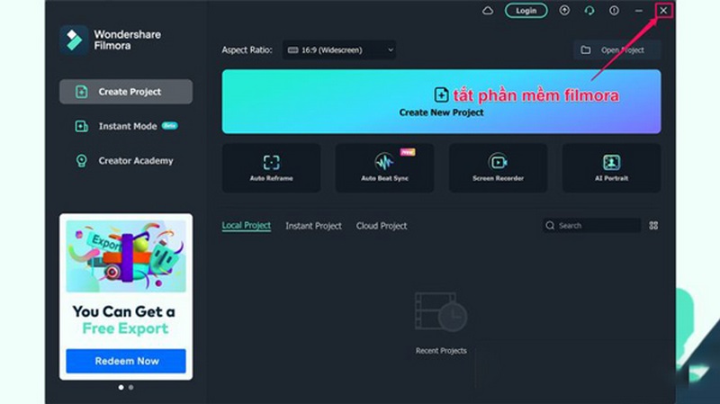Download Wondershare Filmora 11 Full + Hướng dẫn cài đặt 10 Cần tắt filmora để chạy cài đặt bản quyền