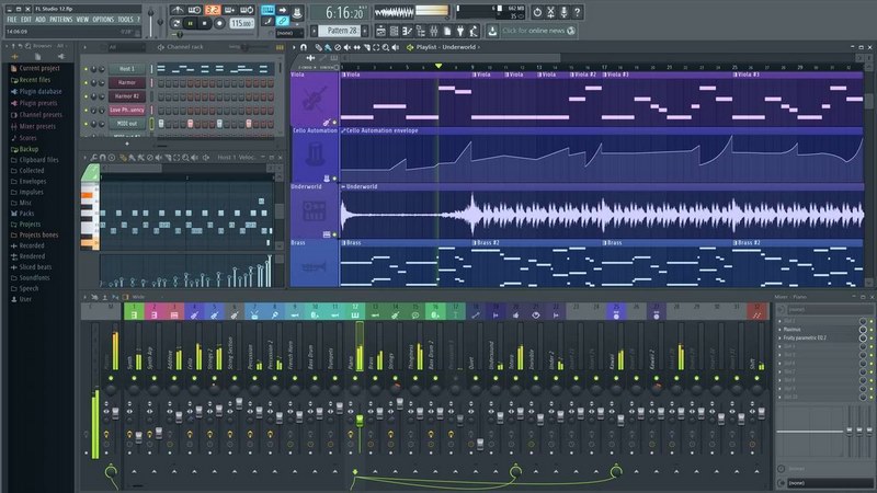 Tải FL Studio 12 Full Crack + Hướng dẫn cài đặt chi tiết 2 FL Studio bản 12 cập nhật đa dạng nhiều tính năng mới
