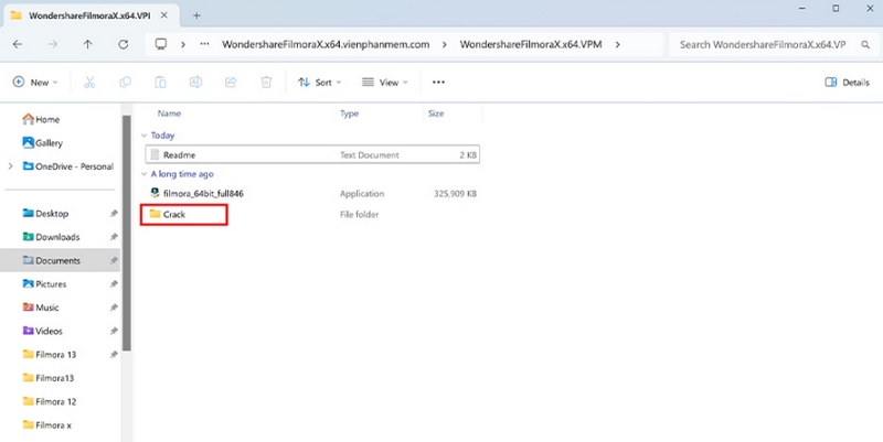 Hướng dẫn cách download Wondershare Filmora 10 Full Crack 10 Cần mở file crack nếu muốn kích hoạt bản quyền cho phần mềm