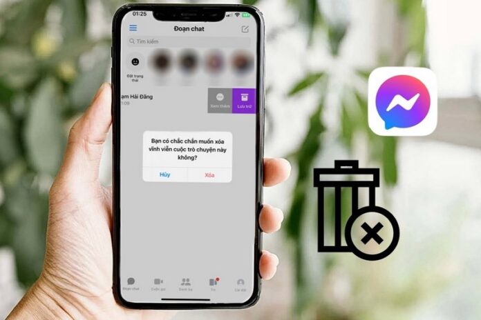 Xoá vĩnh viễn cuộc trò chuyện trên messenger 2