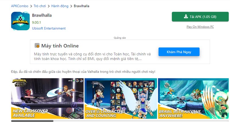 Nhấn tải app để trải nghiệm