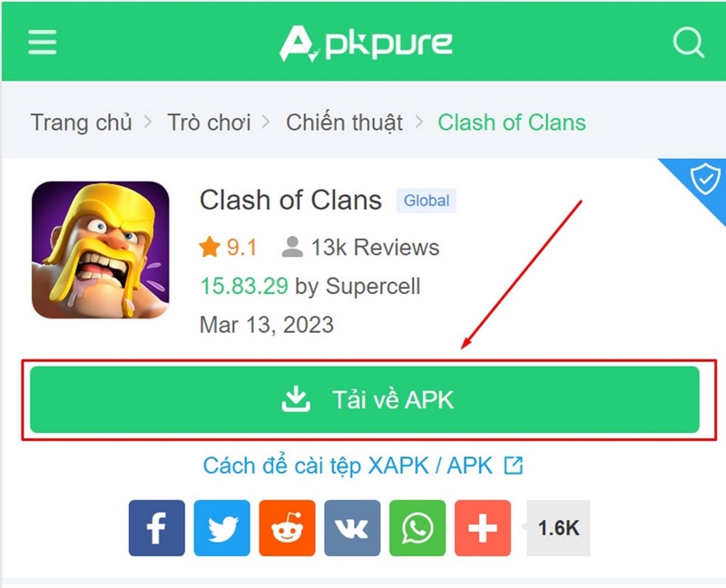 Cần vào nền tảng cung cấp game an toàn để tải file về