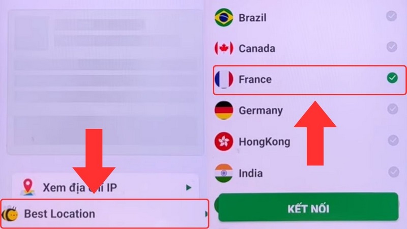 Cách Tải DLS APK Cho Android Đơn Giản Nhất 4 Anh em nên mở ứng dụng VPN và chọn mục Best Location