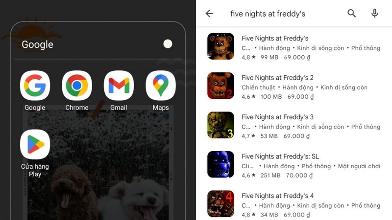 Tải Miễn Phí FNAF 1 apk Cho Android – Khám Phá Kinh Dị! 2 Mở ứng dụng CH Play trên điện thoại của chính mình