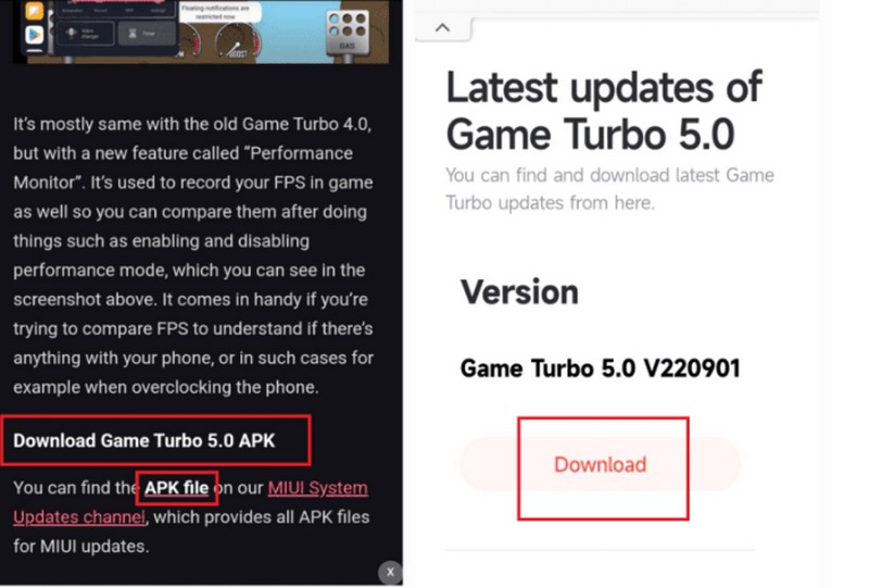 Tải miễn phí Game Turbo 5.0 apk - Tăng tốc game cực mượt 5 Thực hiện download dễ dàng