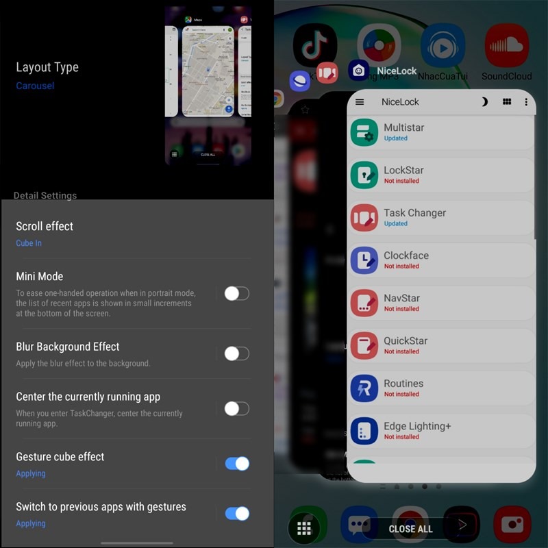 Hướng Dẫn Tải Good Lock APK Cho Android – Tùy Biến Giao Diện Đỉnh! 3 Người dùng cần điều chỉnh các lệnh task trước