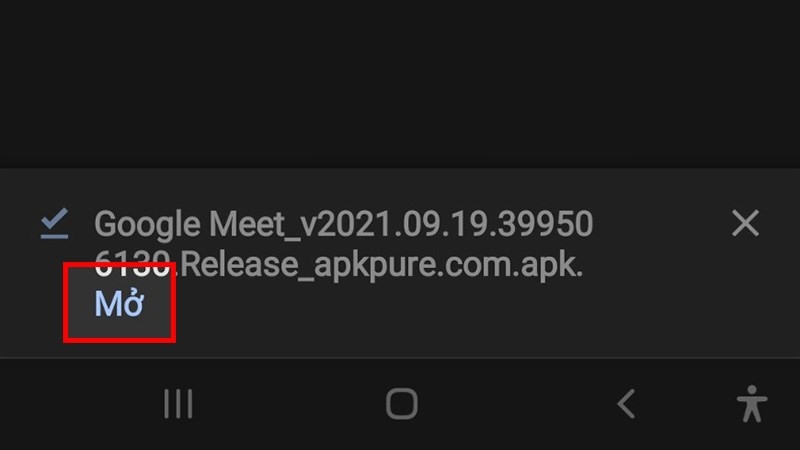 Tải Ngay Google Meet APK – Họp Trực Tuyến Mọi Lúc Mọi Nơi! 5 Cài đặt tệp APK