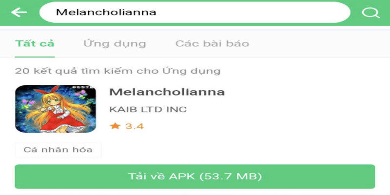 Tải Miễn Phí Melancholianna Apk Cho Android – Game Kinh Dị Mới! 4 Nhập từ khóa Melancholianna