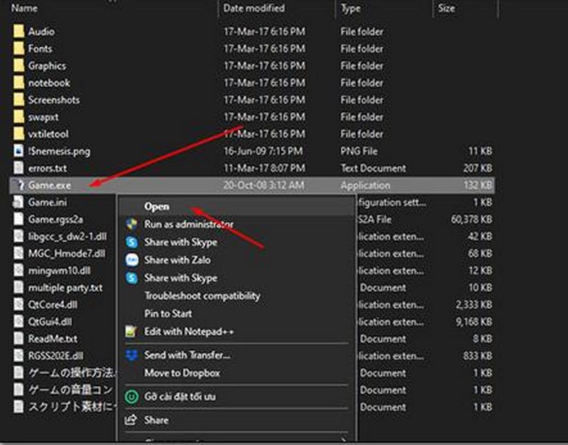 Mọi người có thể tham gia ngay sau khi giải nén file