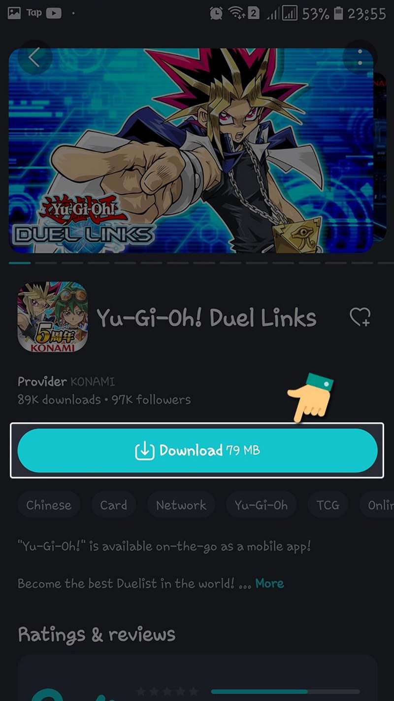 Hướng Dẫn Tải Yugi H5 APK Cho Android – Trò Chơi Bài Hấp Dẫn! 3 Khi đã tìm đúng tựa game thì hãy nhấn cài đặt ngay nhé