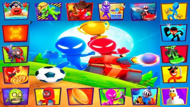 Hướng dẫn tải Stickman Party apk cho android - Trò chơi vui nhộn 2 Cho phép tất cả người dùng tận hưởng trò chơi mọi lúc