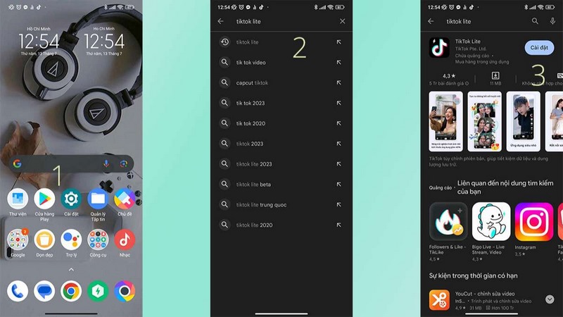 Cách tải TikTok Lite APK khá đơn giản 