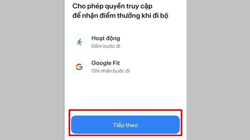 Nhấn vào liên kết tải xuống Toss