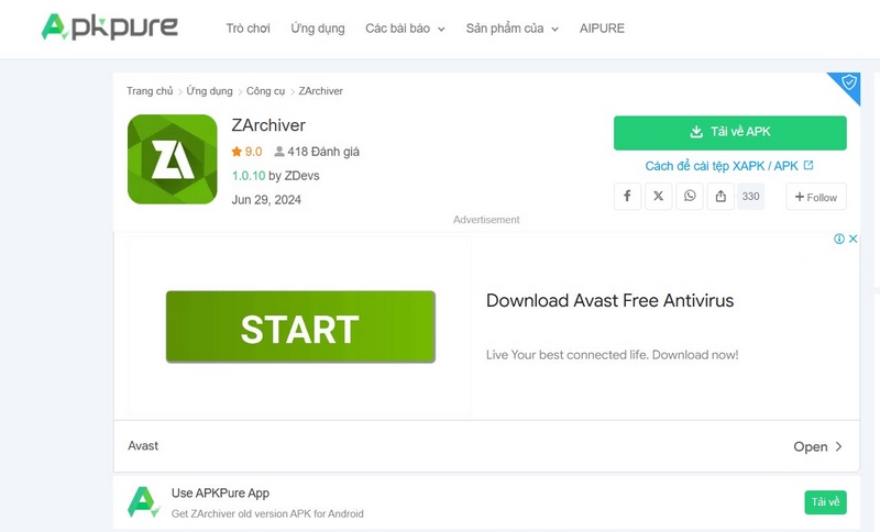Tải Ngay Zarchiver Pro APK Cho Android – Quản Lý Tập Tin Dễ Dàng! 2 Tìm kiếm đúng đường link tải Zarchiver Pro apk
