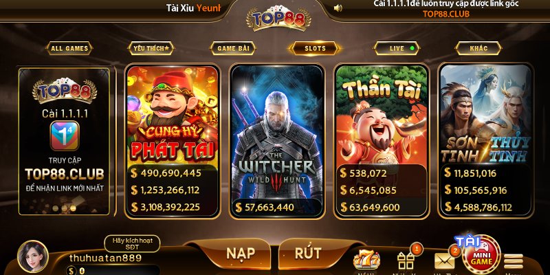 Các tựa game slot nổi bật với tỷ lệ trả thưởng cao