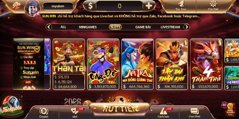 Game slot Sunwin sở hữu kho game đa dạng chủ đề